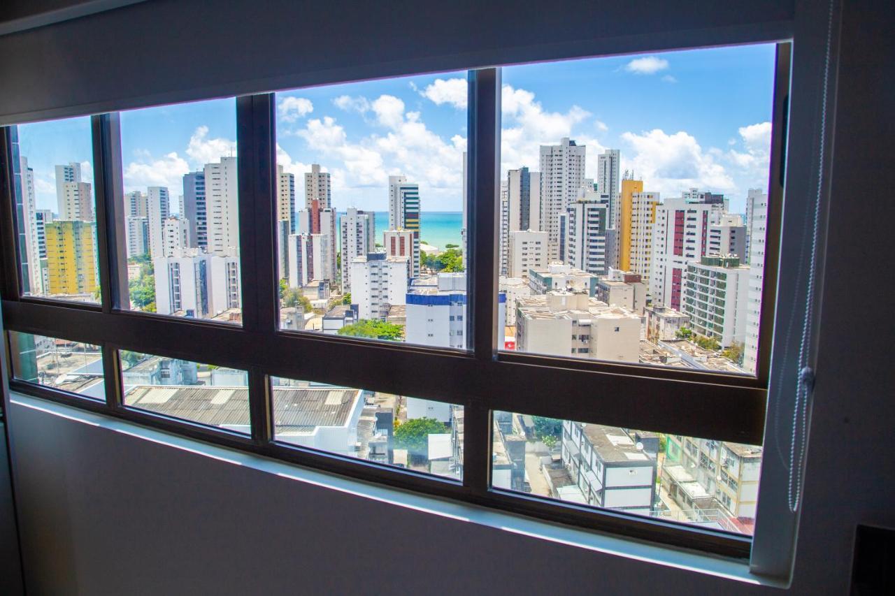 Flat No Melhor De Boa Viagem, Completo , Vista Para O Mar, 1404 Recife Exterior foto